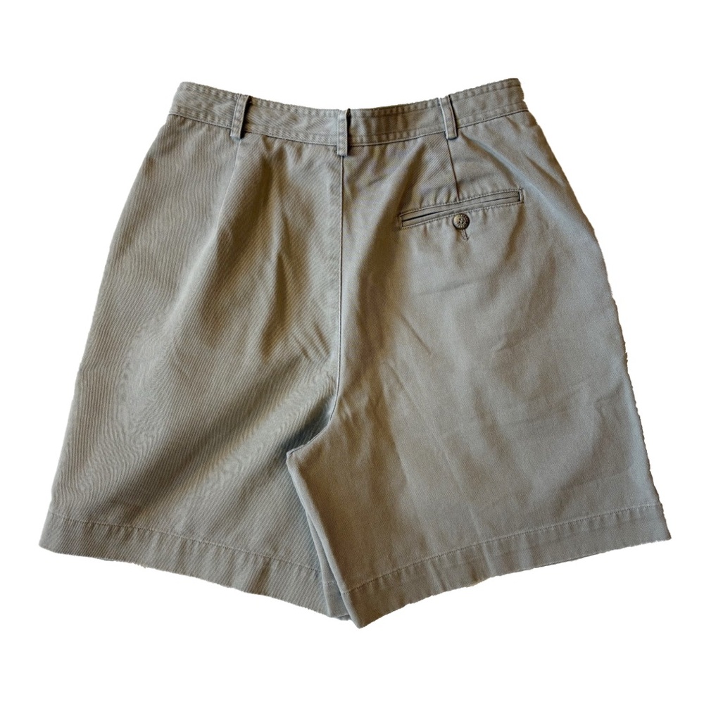 Vintage lizsport Liz Claiborne khaki pleated shorts size 10P